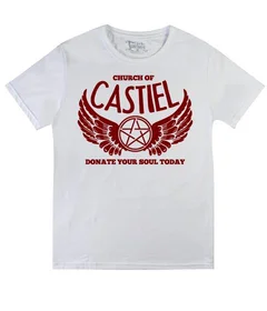 Прикольные футболки: Сверхъестественное - Церковь Кастиэля White